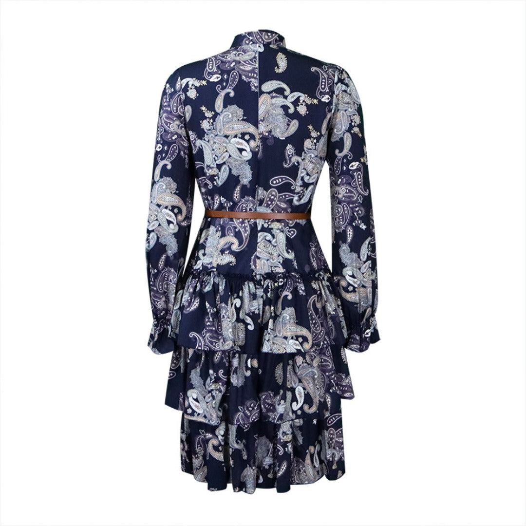 Women Dress Women's Autumn Print Dress